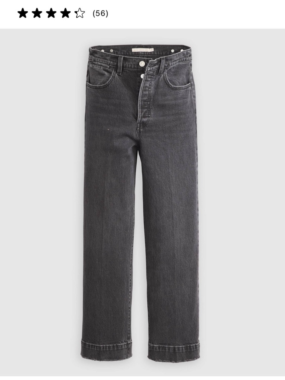 Levis Ribcage Straight Ankle Tailored Jeans